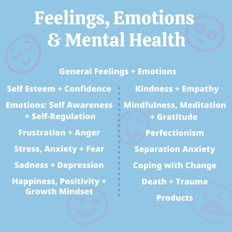 Children's Books with Feelings, Emotions & Mental Health Themes
